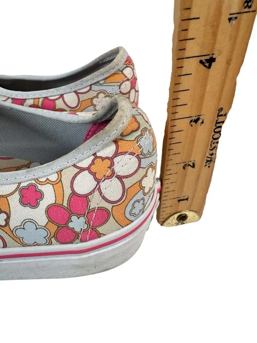 Vans Authentic Platform Sun-Deh Floral Sneakers Womens 8 Retro Canvas